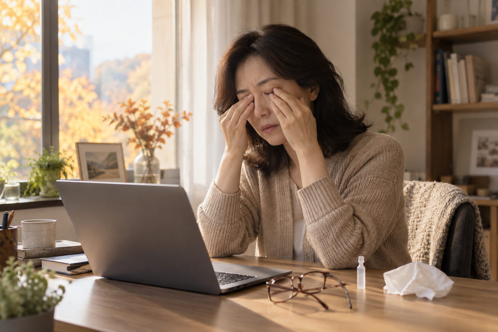 인공눈물을 하루 열 번 넣어도 눈이 뻑뻑하다면 — 안구건조증, 눈물이 모자란 것과 빨리 마르는 것은 다릅니다