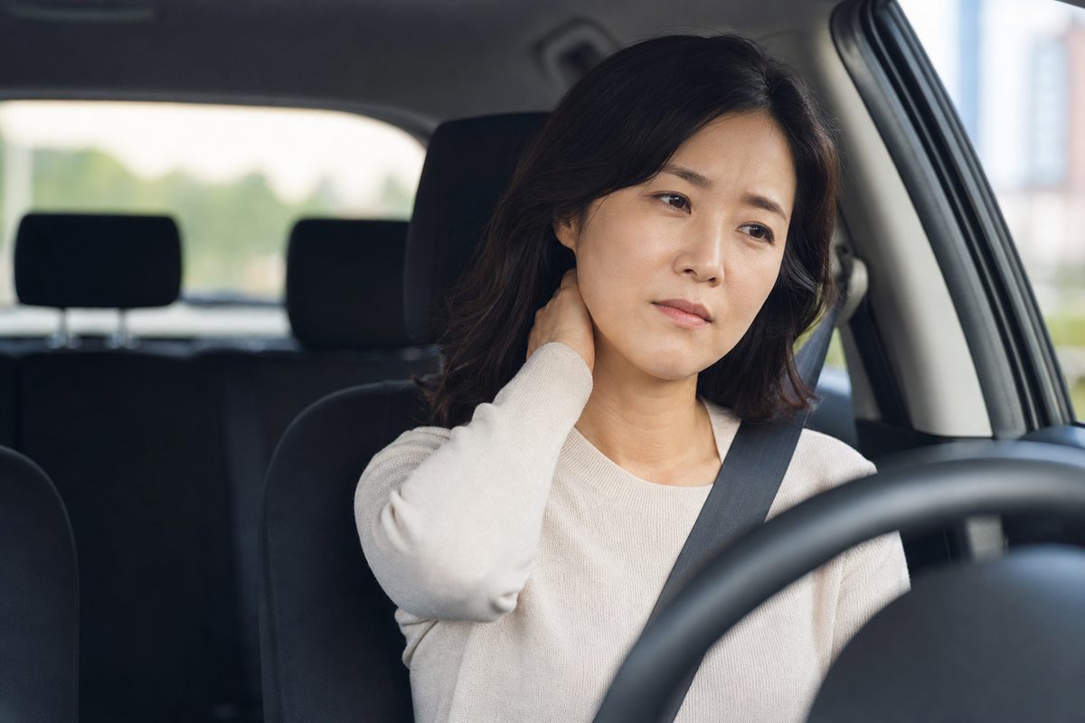 교통사고 후, 검사는 정상인데 왜 며칠 뒤부터 아플까요? — 후유증 한방치료와 자동차보험 정리